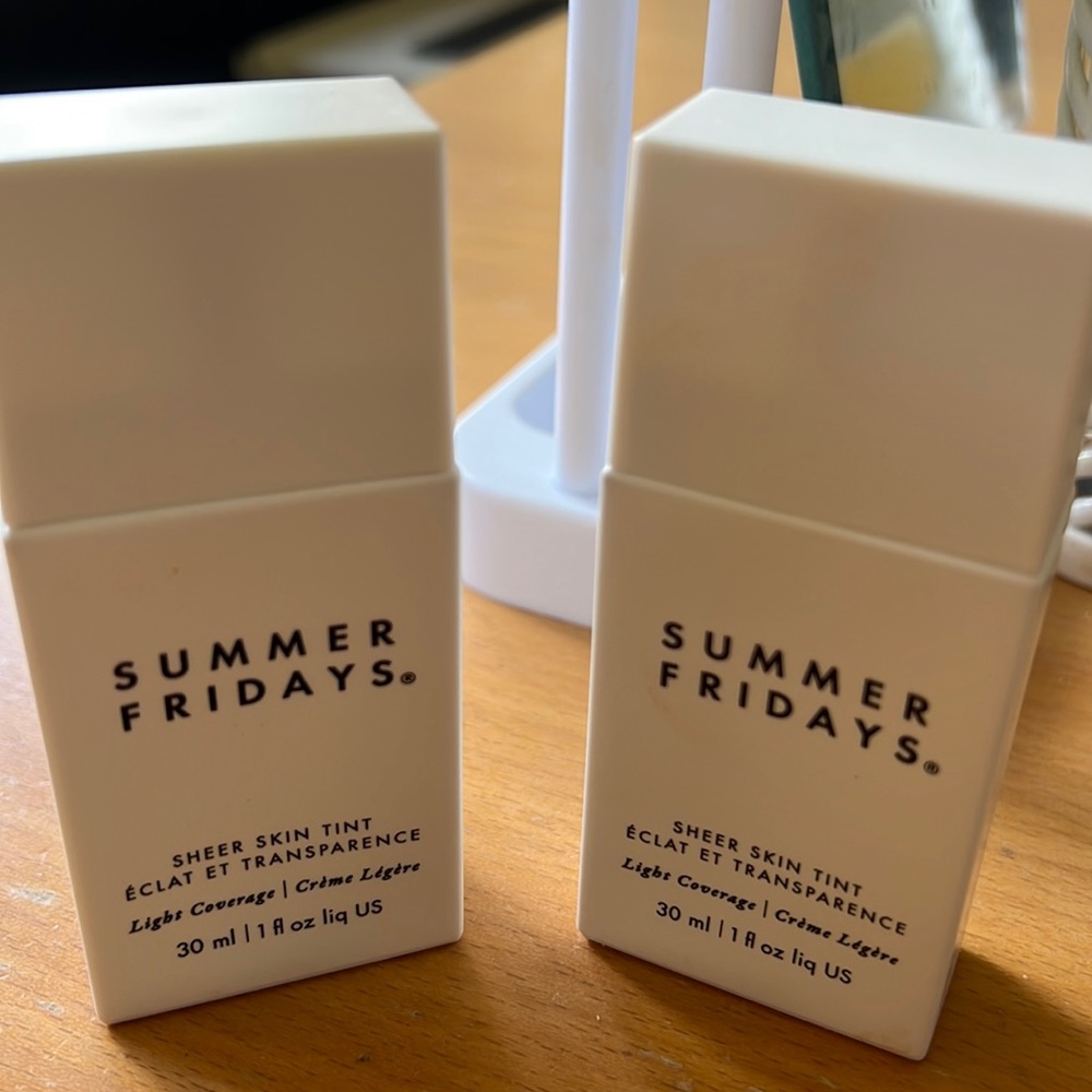 Summer Fridays Sheer Skin Tint (2 bottles)